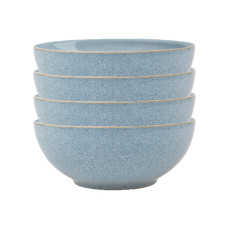Elements Blue Set of 4 Coupe Cereals, Blue