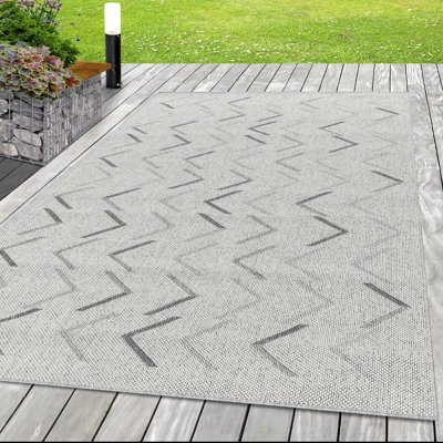 Caitlynn Geometric Flatweave Area Rug