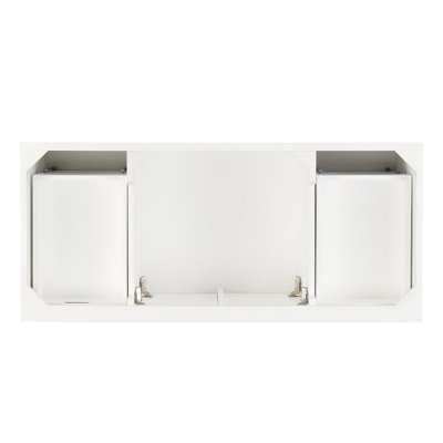 Meuble-lavabo 48 po avec lavabo encastré rectangulaire Novak - blanc éclatant