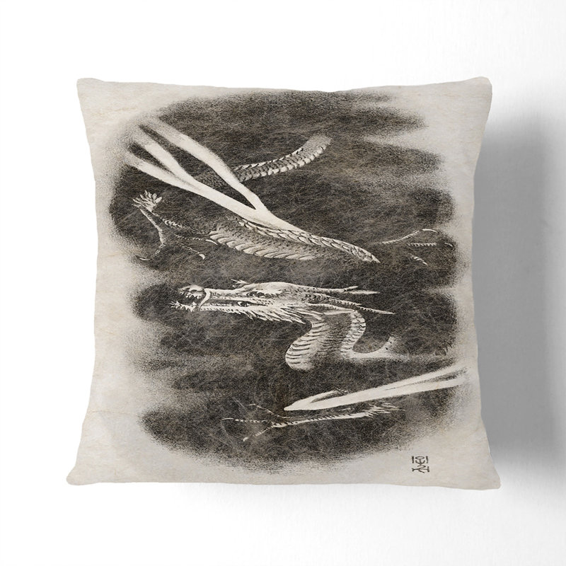 Square Throw Cushion, 40cm H x 40cm W x 15cm D