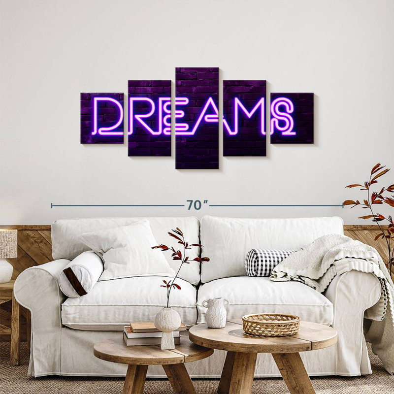 Dreams, 24" H x 55" W