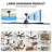8 Aluminum Blades Modern Classic Smart Large Ceiling Fan With Light And Control And App Function-1582853089