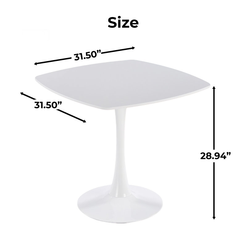 Table de salle à manger 31,5 pouces
