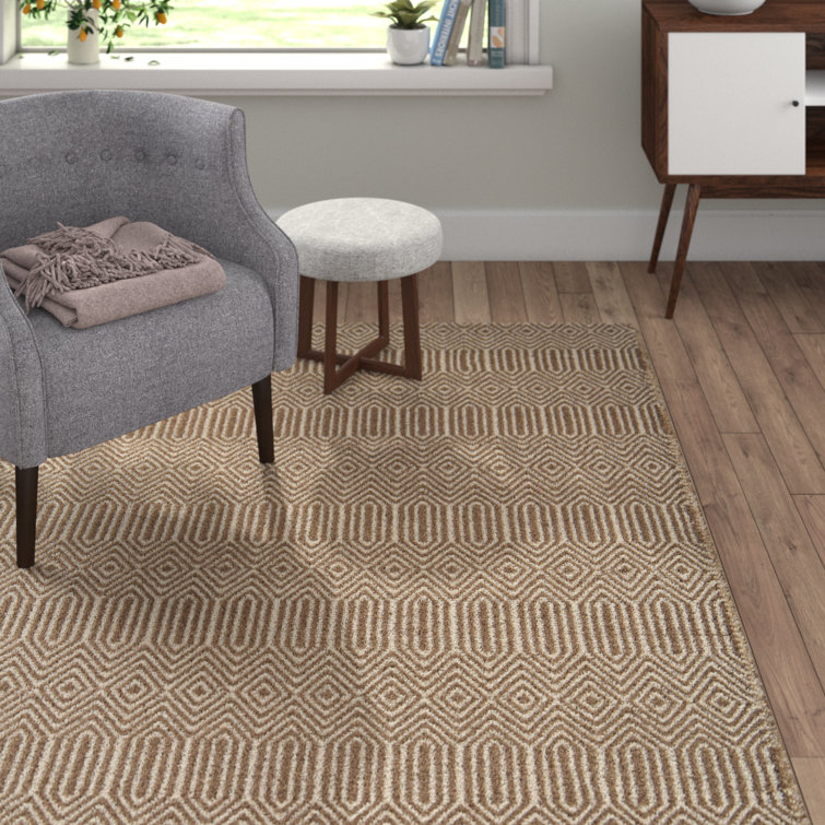 Dunton Geometric Flatweave Area Rug