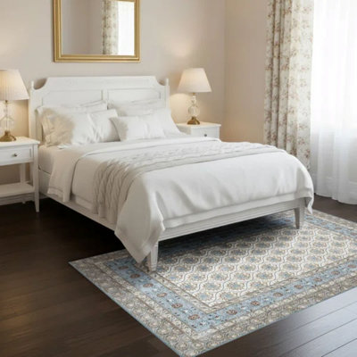 Laura Ashley Amelia Imagine Printed Chenille Machine Washable Rugs