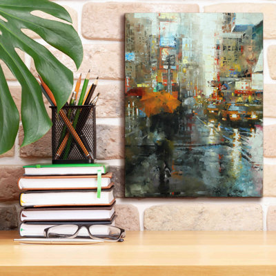 " Manhattan Orange Umbrella " by Mark Lague