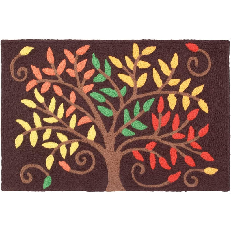 Tapis d'intérieur / extérieur en acrylique aux couleurs d'automne 1 pi 9 po x 2 pi 9 po