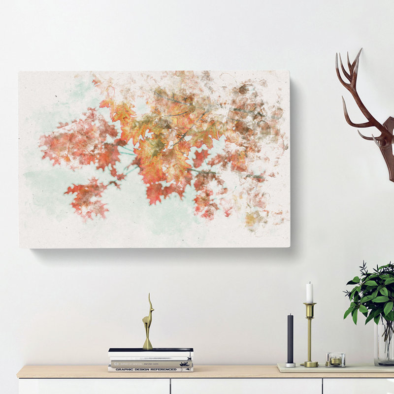 Autumn Leaves - Wrapped Canvas, 35cm H x 50cm W x 3cm D