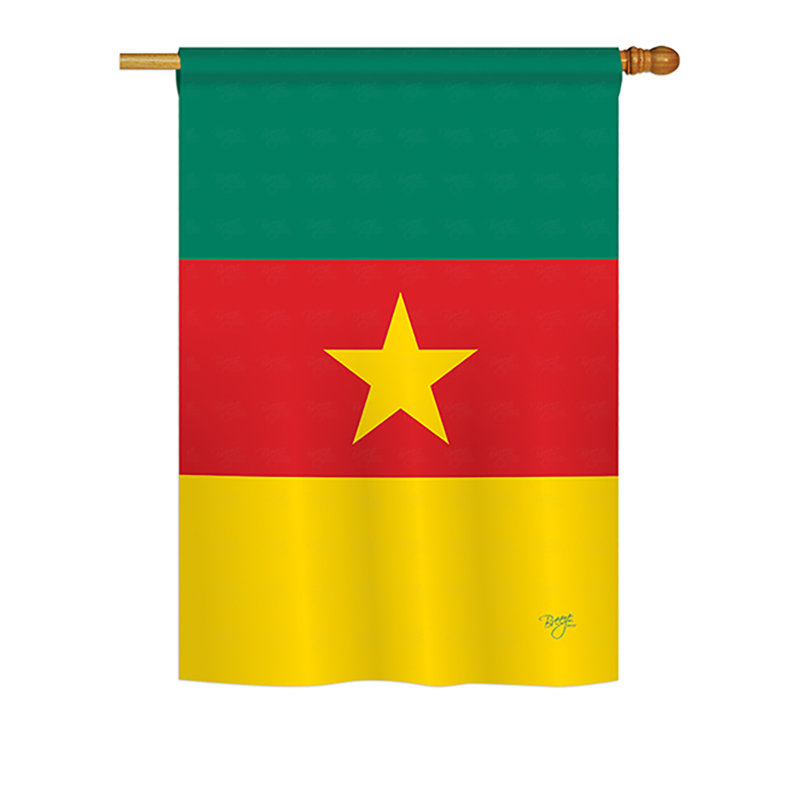 Double Sided Polyester House Flag, 18.5" H x 13" W