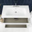 36 po Meuble-lavabo mural avec lavabo en céramique intégré-699680655