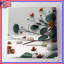 Couvre-lit matelassé à motif floral orange-126079297