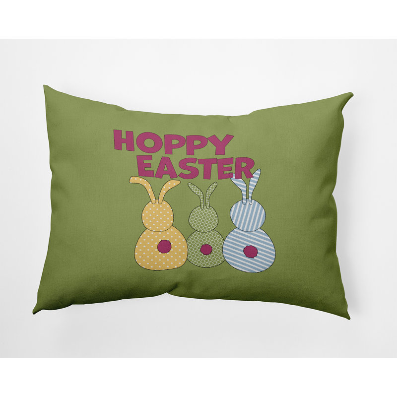 Reversible Throw Pillow, Green