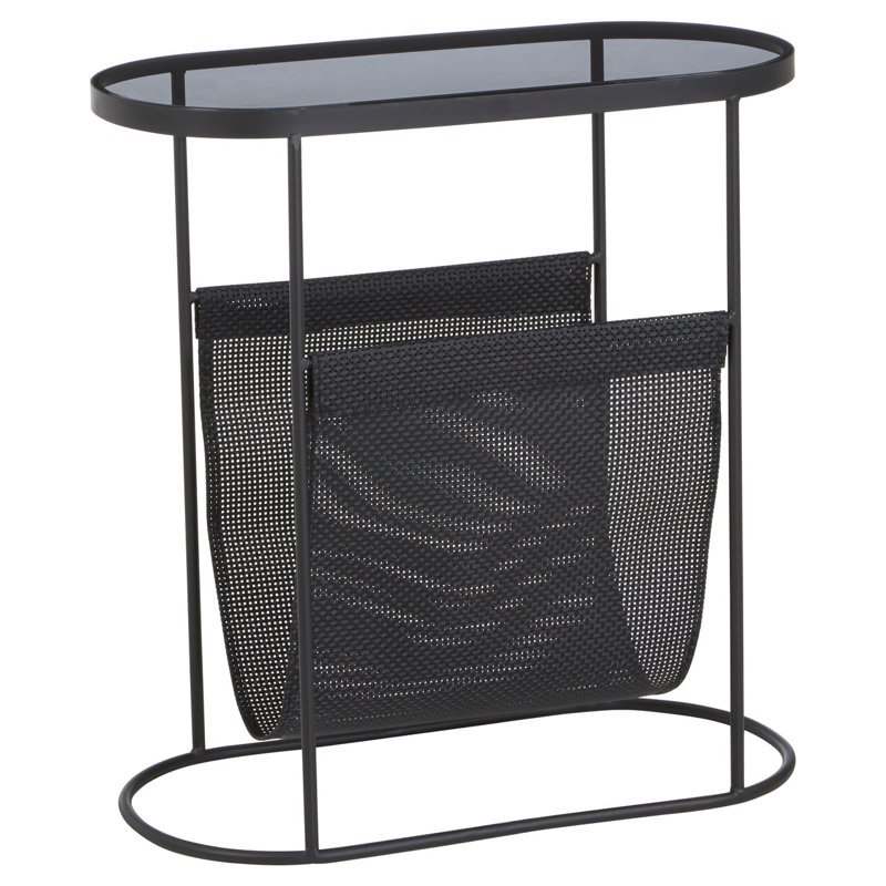 Cockrell Glass Top Frame End Table