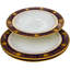 Assiette décorative faite à la main en porcelaine - ensemble de 3