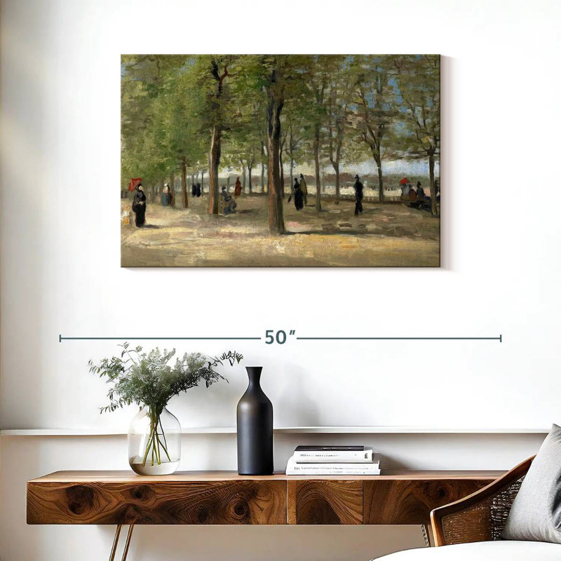 Terrasse Sireci dans les jardins du Luxembourg, H 24 po x l 36 po