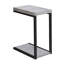 Table de bout / collation moderne en ciment et finition noire | Idée de cadeau-2065582965