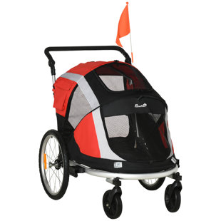  Dog Carts for Dogs to Pull, Dog-Pulling Stroller with Seat,  Light Weight, Foldable, Suitable for Owners to Take Pets to Shopping  Malls(Size:15-20KG) : Pet Supplies