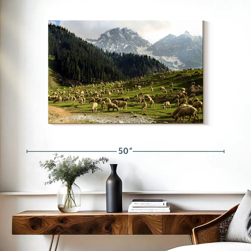 Kashmir Valley Sheep, 26" H x 39" W