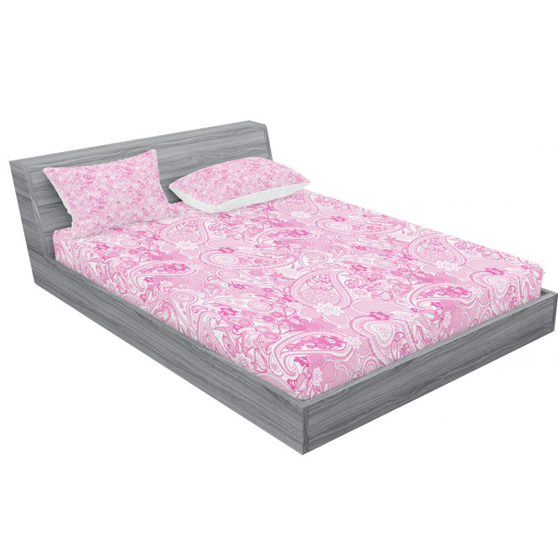 Microfiber Paisley Sheet Set, Full