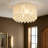 Hassler 4-Light Crystal Flush Mount Ceiling Light