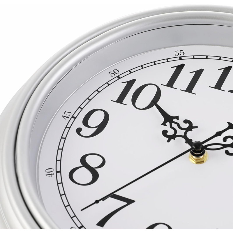Wall Clock, Silver