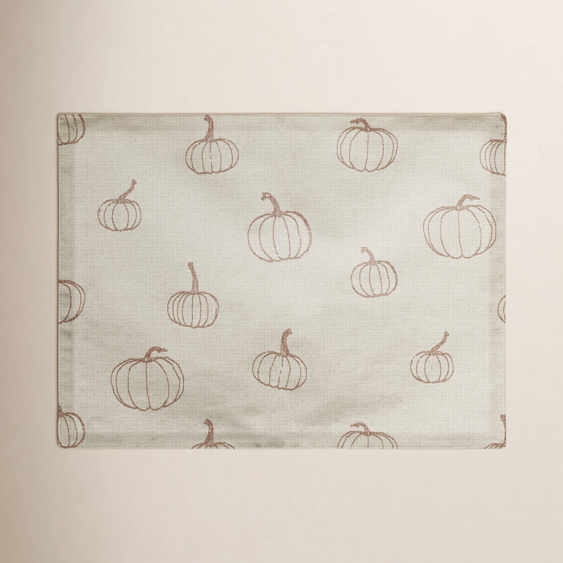 Mckaylia Reversible Cotton Placemat, Dusty Rose