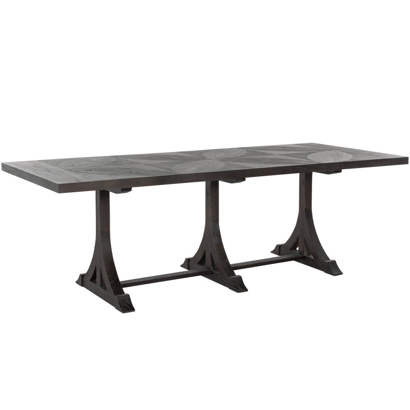 Adams 94" Solid Wood Trestle Dining Table