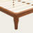 Mid-Century Modern Bamboo Platform Bed, Eco-Friendly Wood Frame with Metal Slat Support, No Box Spring Needed-1633862901