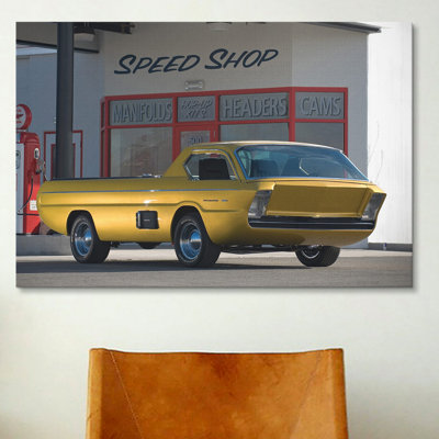 Lyall 'Dodge Pickup Deora 1966' Photographic Print on Canvas