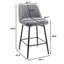 Tabouret de bar pivotant à 360 ° à hauteur de comptoir pour îlot de cuisine et pub (ensemble de 2)-423203847