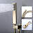 10Inch Shower System, Rain Faucet Exploring, Brushed Gold Stainless Steel, Balanced, 3 Alternating, , Wall Mounted Fastidiously Masking, Clinging-121645515