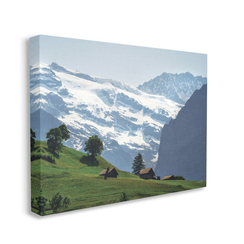 "Paysage de montagne" par Martin Podt sur toile, H 30 po x l 40 po