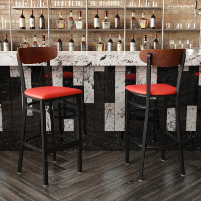 Tabouret de bar en métal Everlena