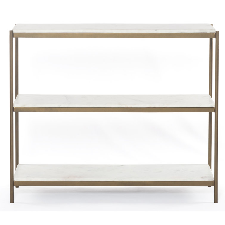 Felix 36'' W Marble Console Table