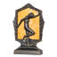 9" High Deco Posing Lady Accent Lamp-115471304