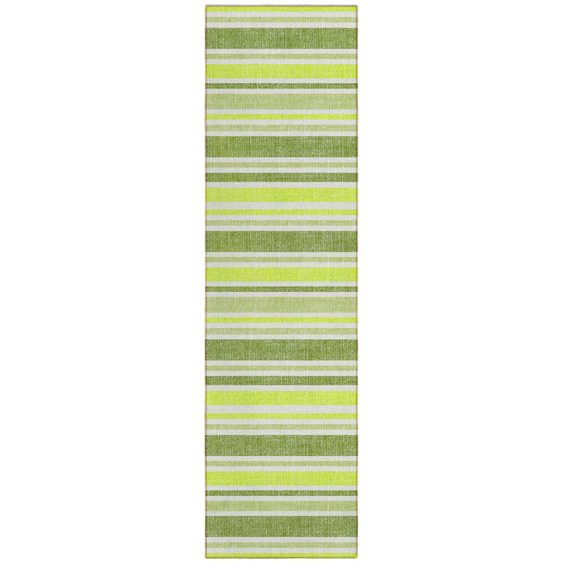 Kinslee Washable Striped Indoor / Outdoor Rug, Runner 2'3" x 7'6"
