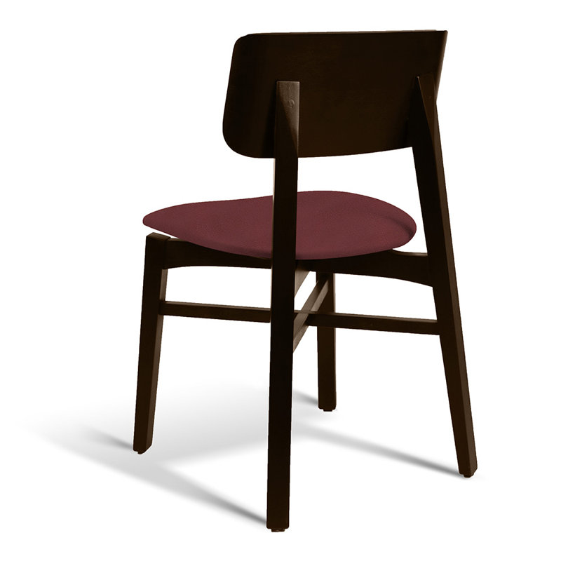 Jarl Side Chair, Dark Purple/Brown