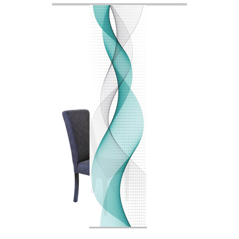 Room Darkening Curtain Panel Pair Single Panel, Turquoise