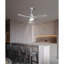 Ventilateur de plafond 52 pouces avec moteur à courant continu réversible à 3 vitesses et 3 pales en bois pour la chambre à coucher