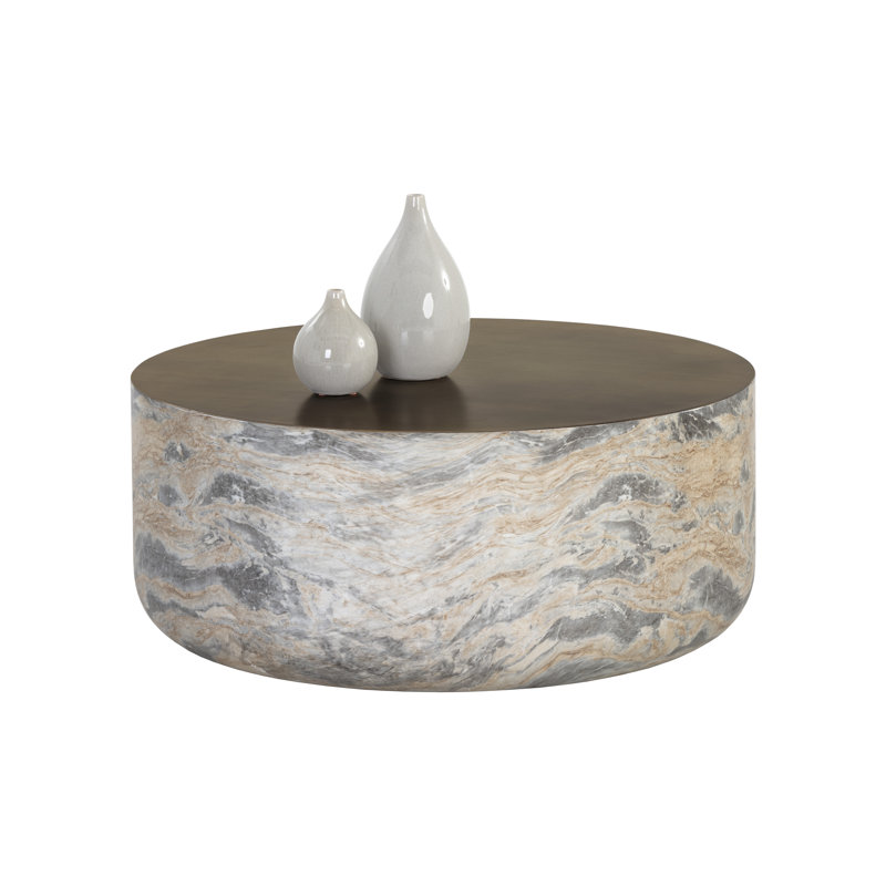Pettis Coffee Table - Brown, Brown