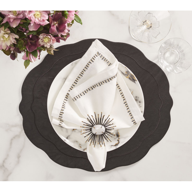 Tailored Placemat, Black