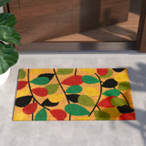 Arnitra Non-Slip Floral Indoor Doormat
