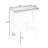 Walnut Counter Height Stools - Rustic , Space Saving Idea (2 Dining (2) Small Solution,