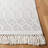 Brocklesby Hand Loomed Nz Wool/Cotton Geometric Rug in Ivory-1287209370