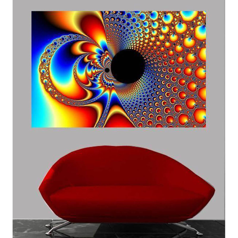 Affiche brillante Ying Yang Big Bang, 48 po x 72 po