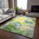 Premium Machine Washable Cerrito AMF504 Yellow Rug