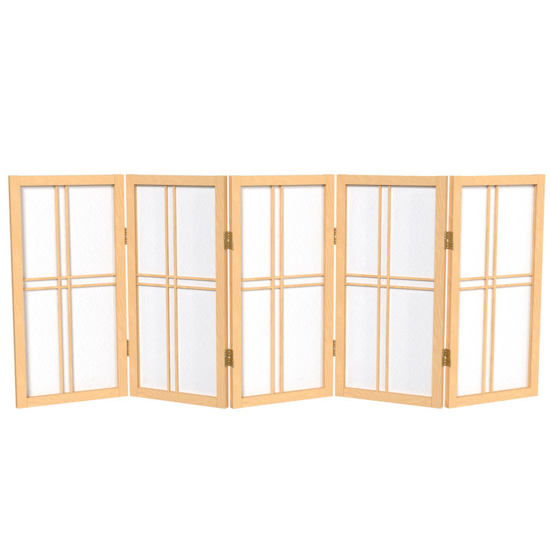 Paravent court 24 po Keitez, Naturel, 5