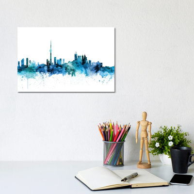 Toronto, Canada Skyline by Michael Tompsett - Wrapped Canvas Gallery-Wrapped Canvas Giclée