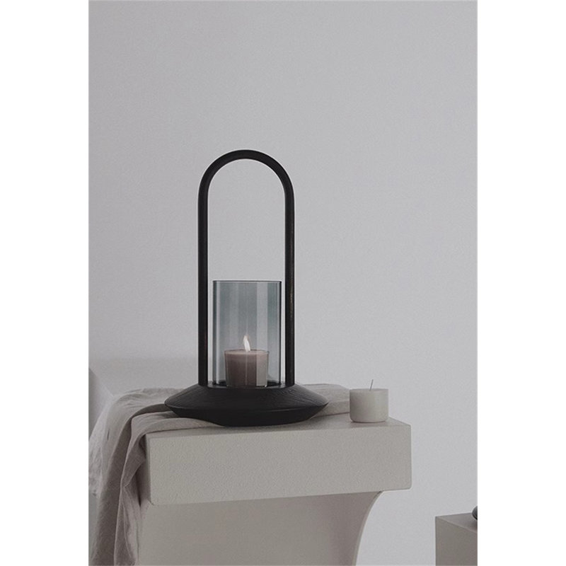 Metal Tabletop Candlestick, 14.96" H x 9.06" W x 9.06" D