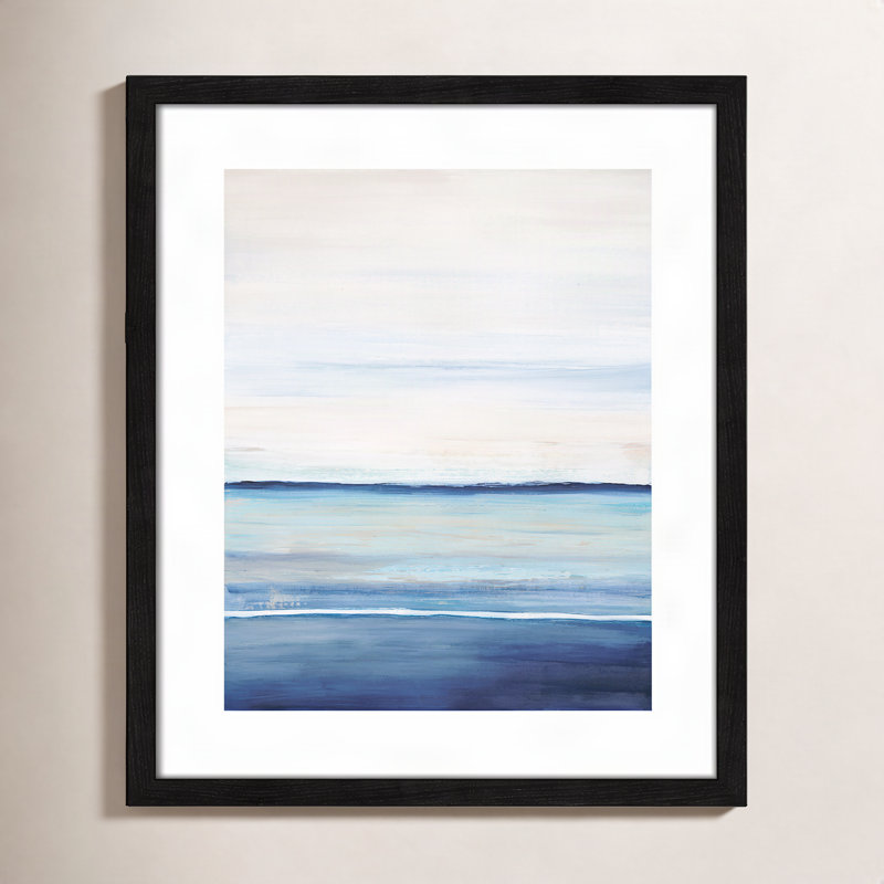 «Emmit Distant Whispers» par Filippo Ioco - reproduction d'art, Papier avec cadre en bois noir, H 19 po x l 16 po x P 0,75 po